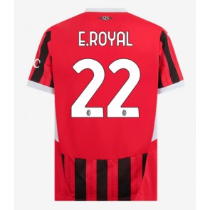 AC Milan Emerson Royal #22 Domaci Dres 2024-25 Kratak Rukavima